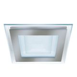 Kairo LED Downlight 6W 3000K Square Nickel