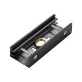 EUTRAC pendant coupler for 3-phase track, black