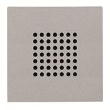 N2229 PL Cover plate for 2" loudspeaker - Silver