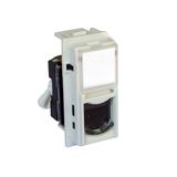 RJ45 socket Living Now category 5e UTP white