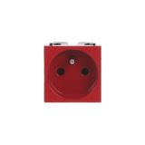 N2287.6 RJ Socket outlet FR Red - Zenit