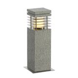 ARROCK GRANITE 40 floor lamp, E27, max. 15W, salt&pepper