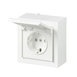 20ESW-884 Socket outlet 1gang White - Impressivo