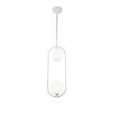 Modern Ring Pendant Lamp White