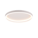 Rotonda LED ceiling lamp round matt white