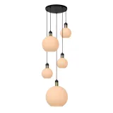 Lucide JULIUS - Pendant light - 5xE27 - Opal