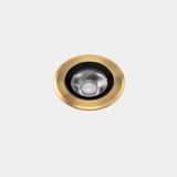 Recessed uplighting IP66-IP67 Max Medium Round Trim LED 6.5W LED warm-white 2700K Gold PVD 459lm