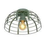 Lucide ELODIE - Flush ceiling light - Ø 30 cm - 1xE27 - Turquoise