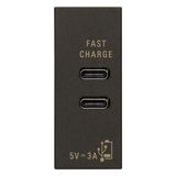 C+C USB power unit 15W 3A 5V black