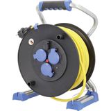 Xperts cable drum 320Ø mm˜40 m tank line K35 AT-N07V3V3-F 3G2.5 yellow with earthing contact plug