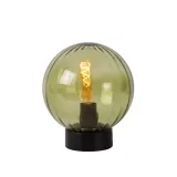 MONSARAZ Table lamp-Green-Ø25-1xE27-40W-Glass