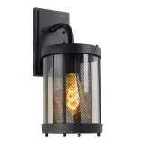 MAKKUM Wall Light IP23 E27 H38cm Black