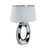 Taba table lamp 52 cm E27 silver/white