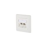 C6Amodul 2 port 270°M UP pure white