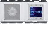 Radio Touch with Loudspeaker DAB+ K.x polar white glossy