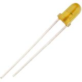 3 Single Led 1.7V 20mA DC Diffused Yellow 30Khrs