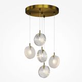 Modern Frozen Pendant lamp Brass