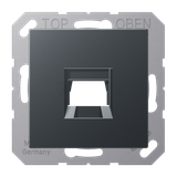 Centre plate for MJ f. 1 socket A1569-15WEANM