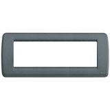 Rondò plate 6M metal slate grey