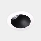 Downlight Play Deco Asymmetrical Round Fixed 11.9W LED warm-white 3000K CRI 90 44.4º DALI-2 Black/White IP54 1159lm