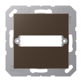 Centre plate for subminiature D-socket A594-125MO