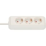 Eco-Line extension socket 3-way white 5m H05VV-F 3G1,5