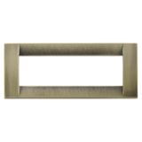 Classica plate 6M met.antique brass