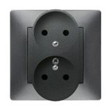 VOLANTE SOCKET 2x2P+Z SCHUKO MONOLIT