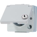 SCHUKO® socket with safety lock 620WSL