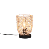 Lovis table lamp E27 rattan