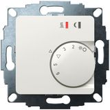 UP room controller, RAL9010 glossy 50x50, 5-30C, AC 230V, 16 A relay output 1 NO contact, PWM / 2 point control, switch, TA, LED displays