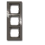 1723-291 Cover Frame Busch-axcent® entrée-grey