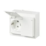 302ESW-884 Socket outlet White - Impressivo