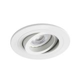 RADON ADJUSTABLE WHITE RECESSED LAMP GU10