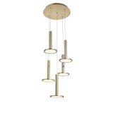 Brass Gold Aluminium   & Acrylic  LED 47 Watt 230 Volt  2665Lm 3000K IP20  D: 41 H: 150 cm Adjustable Height