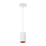 CHLOE GU10 x1 IP20 pendant lamp white golden round base