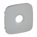 Cover plate Valena Allure - male/"F" type TV socket - aluminium