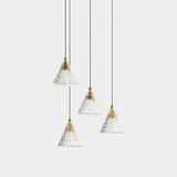 Pendant Veneto Surfaced 4 Bodies LED 20W 2700K White 1072lm