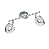 Tours LED spotlight 2-pc chrome