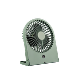 Breezy LED table fan pistachio green rechargeable