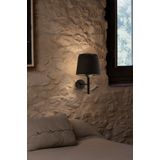 SAVOY BLACK WALL LAMP BLACK LAMPSHADE