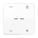 ENet push-button universal 1-gang FMCD1701PWW