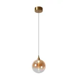 Lucide GISELA - Hanglamp - Ø 16 cm - LED - 1x5W 2700K - Amber