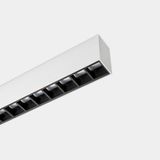 Lineal lighting system Infinite Pro 854mm Suspended Hexa-Cell 22.785W LED warm-white 3000K CRI 90 ON-OFF Black IP40 879lm