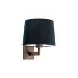 ARTIS BRONZE WALL LAMP BLACKLAMPSHADE