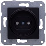 Panasonic Socket IP20 Black Novella