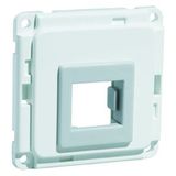 Compacta centraalplaat 1 Modular Jackmet Attema bev.clip B, levend wit