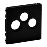 TV-R-SAT SOCKET COVER MAT BLACK VALENA LIFE