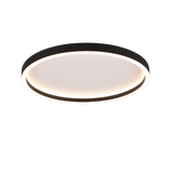 Rotonda LED ceiling lamp round matt black