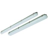 STAR-236 PC/PC IP65 LED  tube luminaire metal clipsSEP VI SLIM